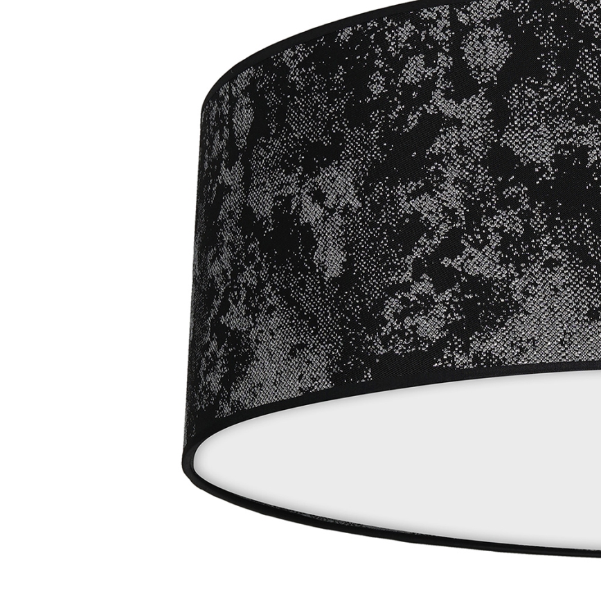 Iluminação de teto SATINO 3xE27/60W/230V preta/cinzenta