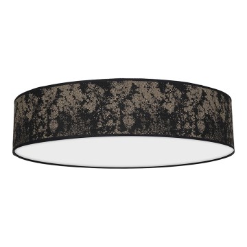 Iluminação de teto SATINO 3xE27/60W/230V preta/dourada