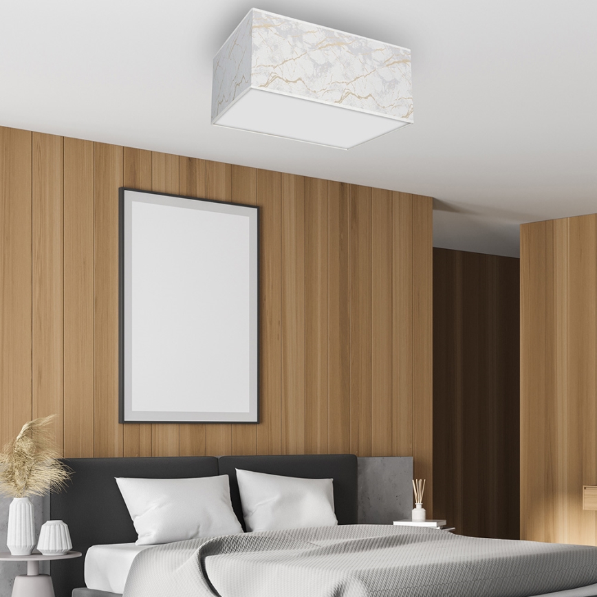 Iluminação de teto SENSO 2xE27/60W/230V branca