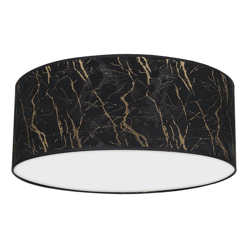 Iluminação de teto SENSO 2xE27/60W/230V preta/dourada d. 40 cm