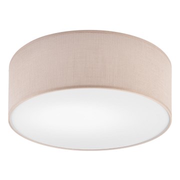 Iluminação de teto SIRJA 1xE27/60W/230V diâmetro 35 cm bege