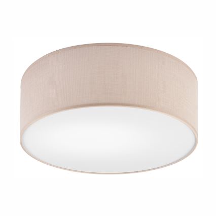 Iluminação de teto SIRJA 1xE27/60W/230V diâmetro 35 cm bege
