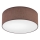 Iluminação de teto SIRJA 1xE27/60W/230V diâmetro 35 cm castanho