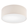 Iluminação de teto SIRJA 1xE27/60W/230V diâmetro 35 cm cremoso