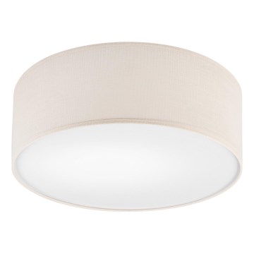 Iluminação de teto SIRJA 1xE27/60W/230V diâmetro 35 cm cremoso