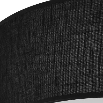 Iluminação de teto SIRJA 1xE27/60W/230V diâmetro 35 cm preto