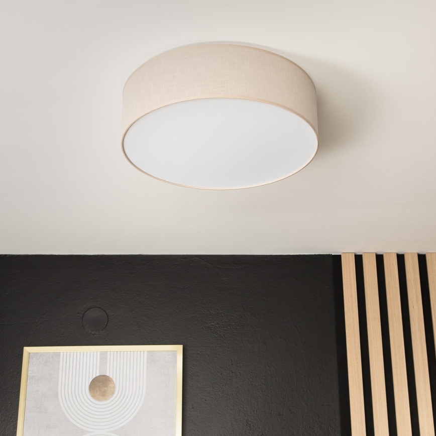 Iluminação de teto SIRJA 2xE27/60W/230V d. 45 cm bege