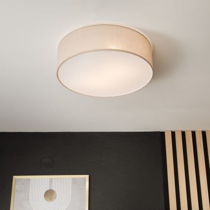 Iluminação de teto SIRJA 2xE27/60W/230V d. 45 cm bege
