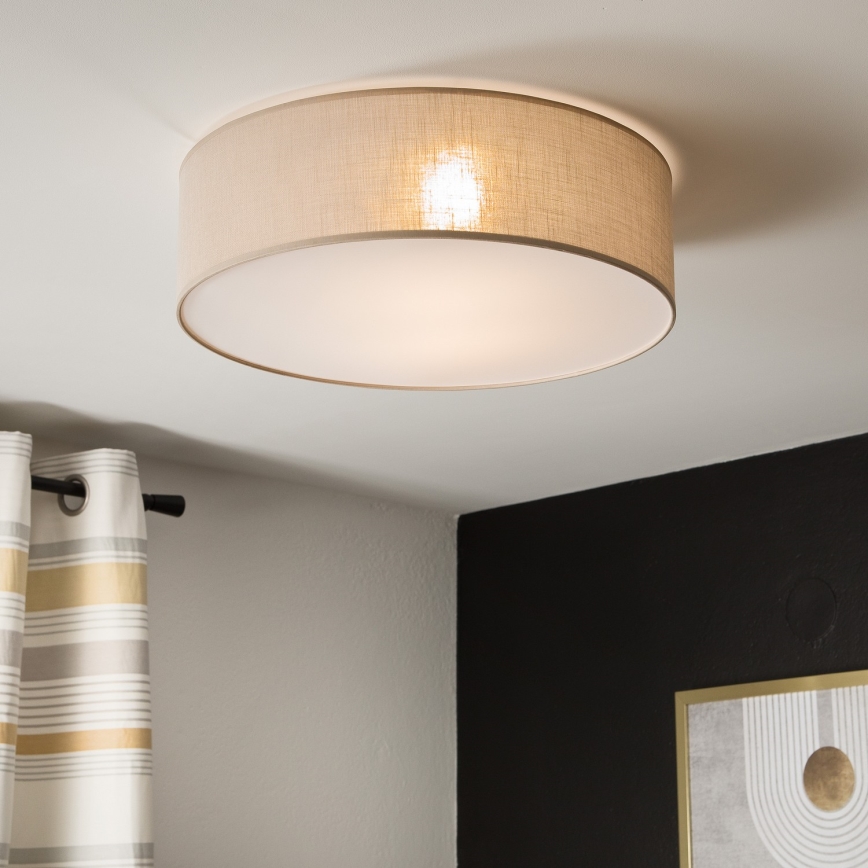Iluminação de teto SIRJA 2xE27/60W/230V d. 45 cm bege