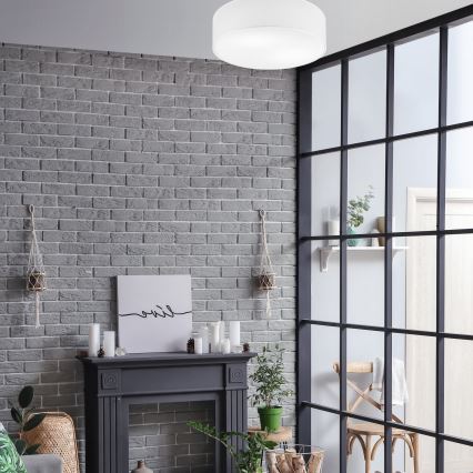 Iluminação de teto SIRJA 2xE27/60W/230V d. 45 cm branco