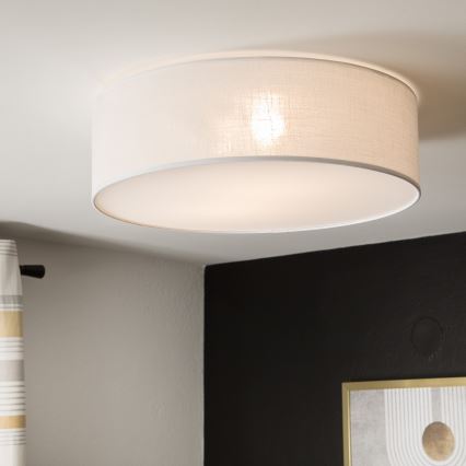 Iluminação de teto SIRJA 2xE27/60W/230V d. 45 cm branco