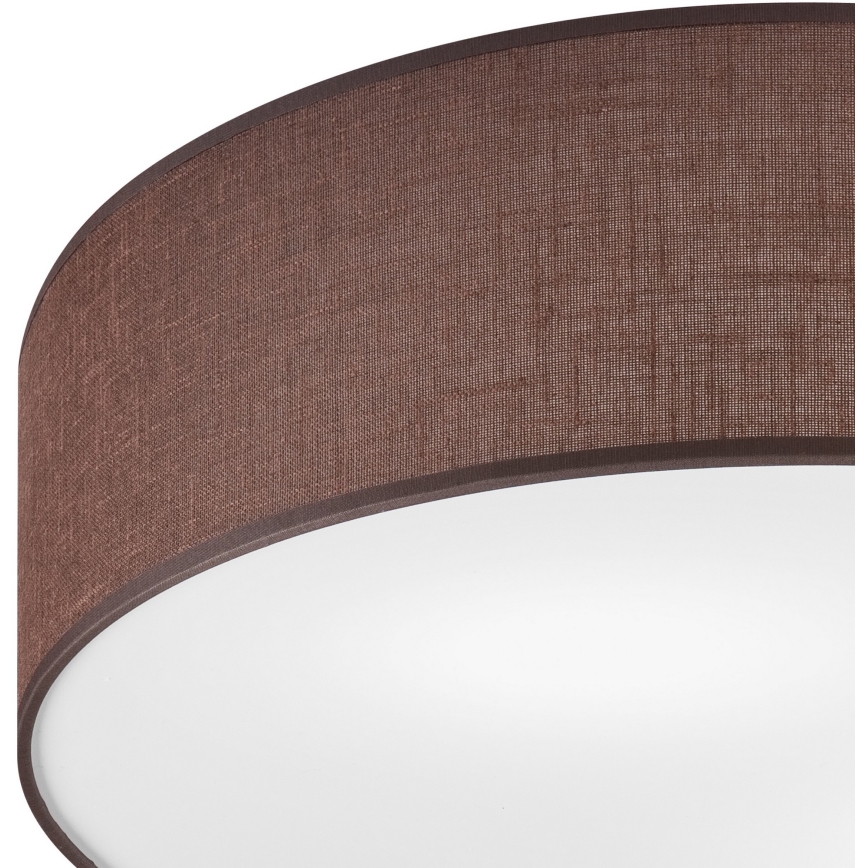 Iluminação de teto SIRJA 2xE27/60W/230V d. 45 cm castanho
