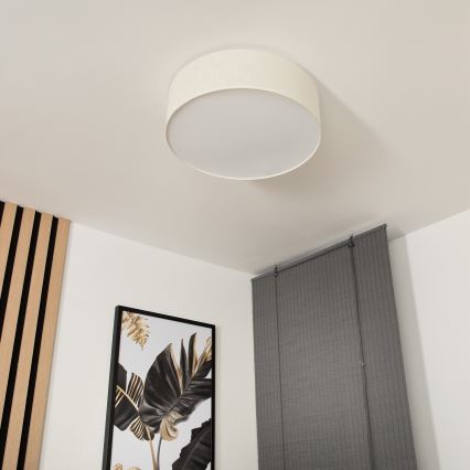 Iluminação de teto SIRJA 2xE27/60W/230V d. 45 cm cremoso