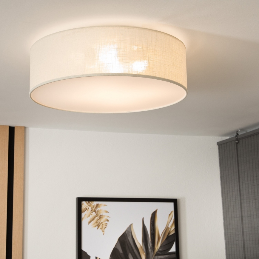 Iluminação de teto SIRJA 2xE27/60W/230V d. 45 cm cremoso