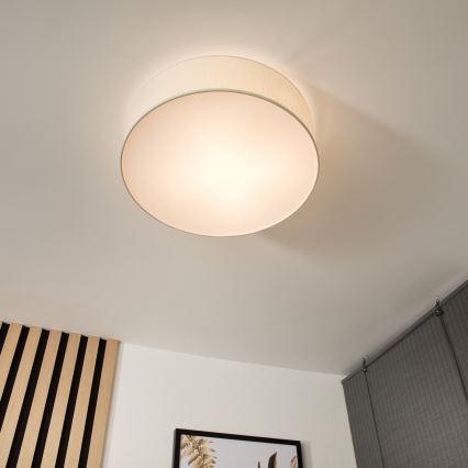 Iluminação de teto SIRJA 2xE27/60W/230V d. 45 cm cremoso