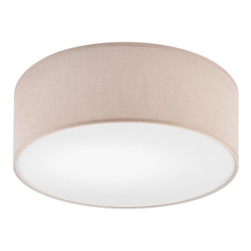 Iluminação de teto SIRJA DOUBLE 2xE27/15W/230V diâmetro 35 cm bege