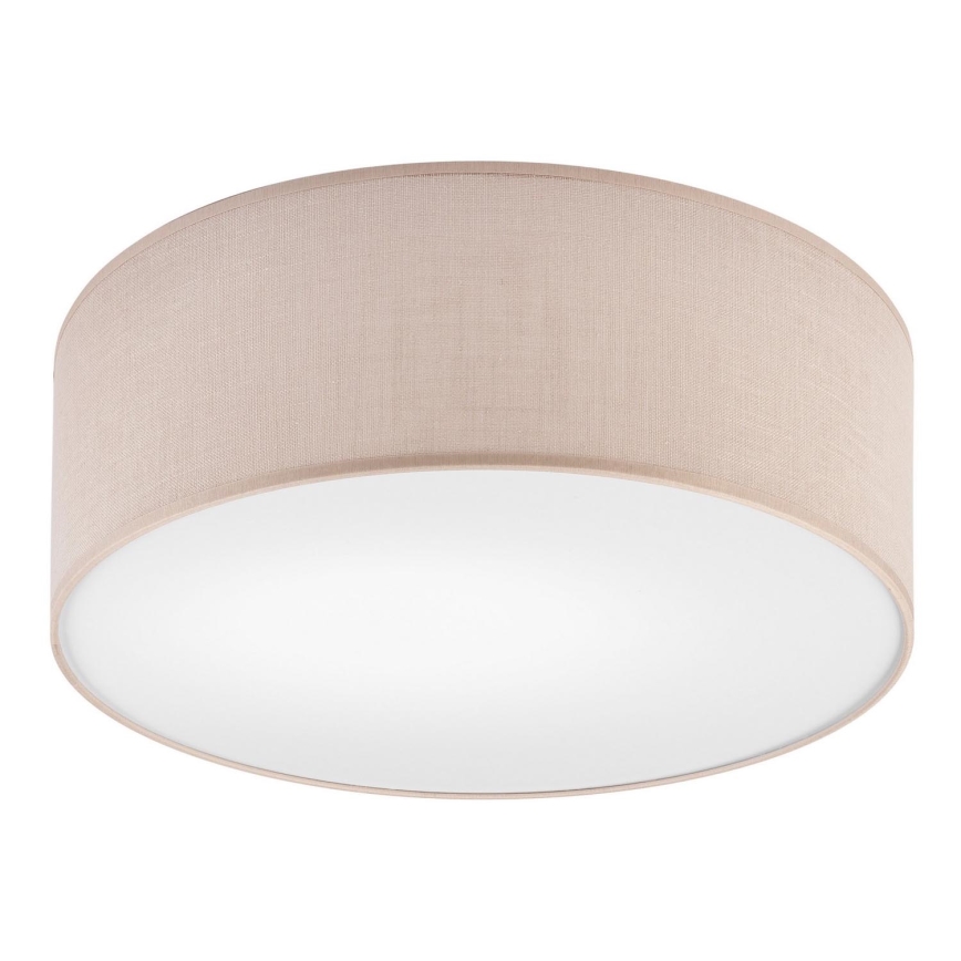 Iluminação de teto SIRJA DOUBLE 2xE27/15W/230V diâmetro 35 cm bege
