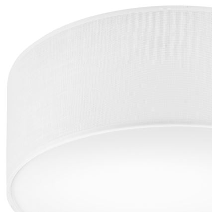 Iluminação de teto SIRJA DOUBLE 2xE27/15W/230V diâmetro 35 cm branco