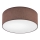 Iluminação de teto SIRJA DOUBLE 2xE27/15W/230V diâmetro 35 cm castanho