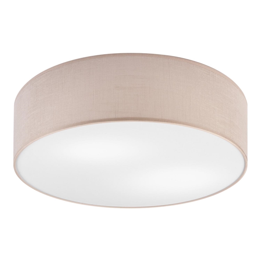 Iluminação de teto SIRJA DOUBLE 4xE27/15W/230V diâmetro 45 cm bege