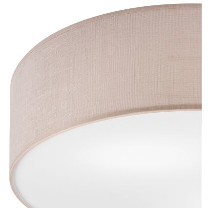 Iluminação de teto SIRJA DOUBLE 4xE27/15W/230V diâmetro 45 cm bege