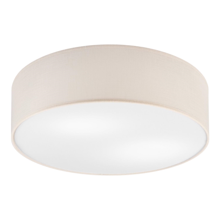 Iluminação de teto SIRJA DOUBLE 4xE27/15W/230V diâmetro 45 cm creme