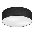Iluminação de teto SIRJA DOUBLE 4xE27/15W/230V diâmetro 45 cm preto