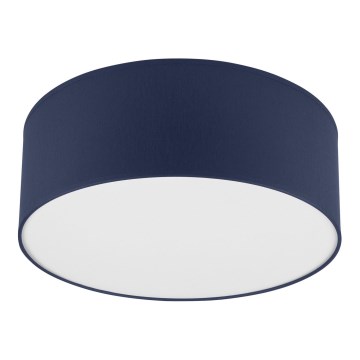 Iluminação de teto SIRJA PASTEL 1xE27/60W/230V diâmetro 35 cm azul escuro