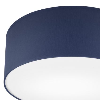 Iluminação de teto SIRJA PASTEL 1xE27/60W/230V diâmetro 35 cm azul escuro