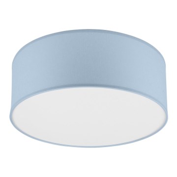 Iluminação de teto SIRJA PASTEL 1xE27/60W/230V diâmetro 35 cm azul