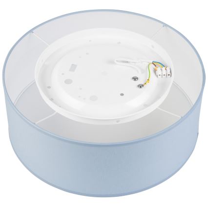 Iluminação de teto SIRJA PASTEL 1xE27/60W/230V diâmetro 35 cm azul