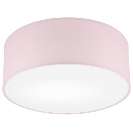 Iluminação de teto SIRJA PASTEL 1xE27/60W/230V diâmetro 35 cm rosa