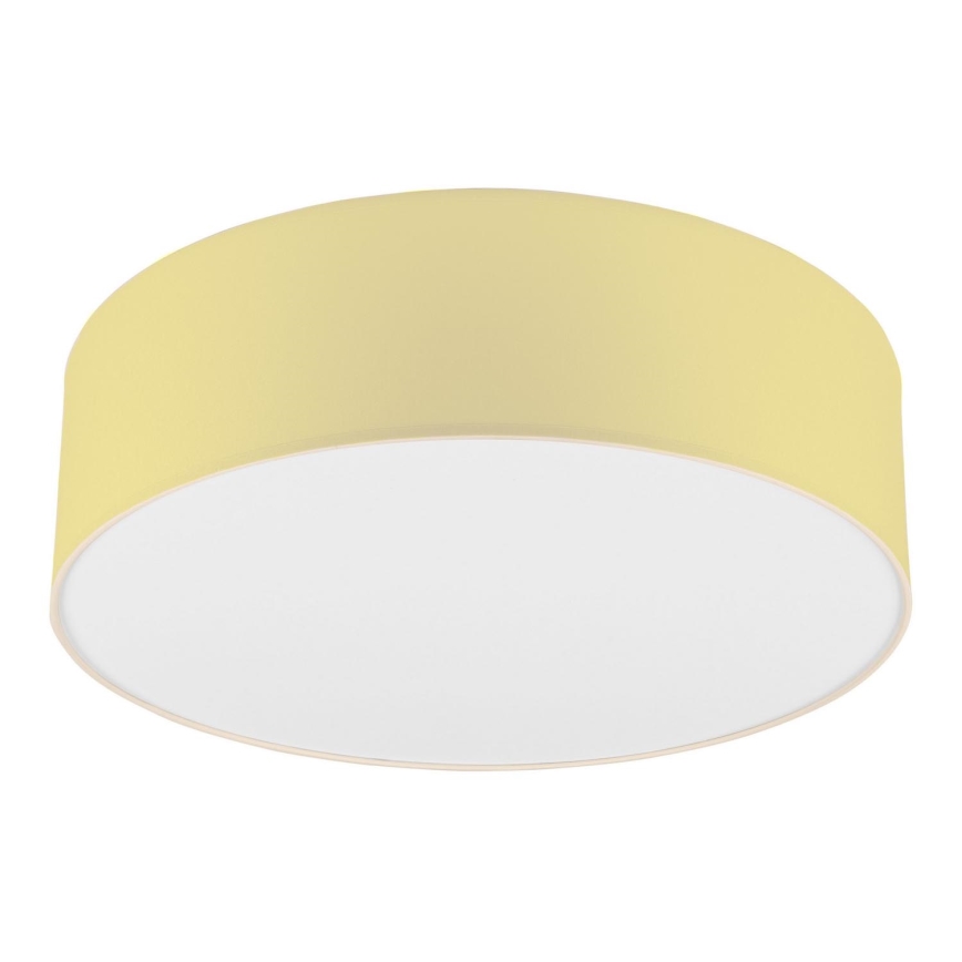 Iluminação de teto SIRJA PASTEL 2xE27/60W/230V diâmetro 45 cm amarelo