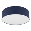 Iluminação de teto SIRJA PASTEL 2xE27/60W/230V diâmetro 45 cm azul escuro