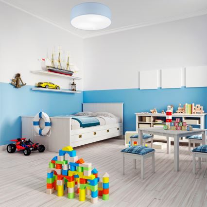 Iluminação de teto SIRJA PASTEL 2xE27/60W/230V diâmetro 45 cm azul