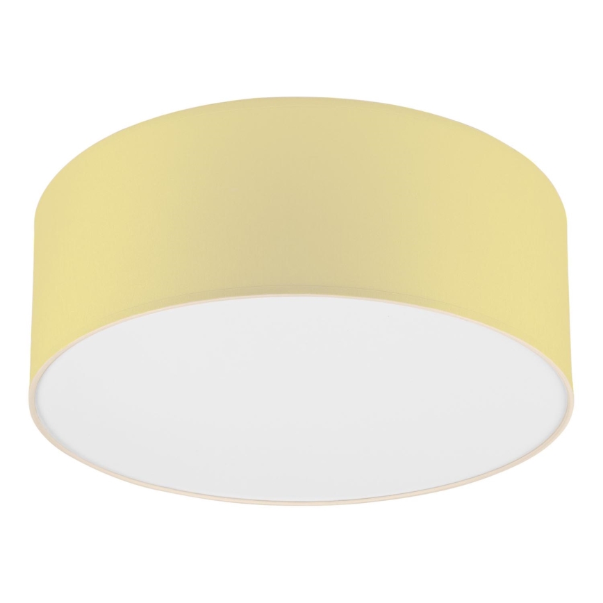 Iluminação de teto SIRJA PASTEL DOUBLE 2xE27/15W/230V diâmetro 35 cm amarelo