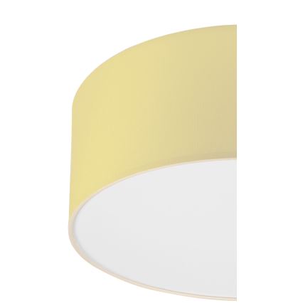 Iluminação de teto SIRJA PASTEL DOUBLE 2xE27/15W/230V diâmetro 35 cm amarelo