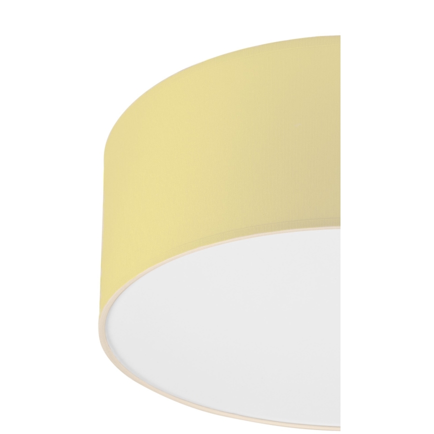 Iluminação de teto SIRJA PASTEL DOUBLE 2xE27/15W/230V diâmetro 35 cm amarelo