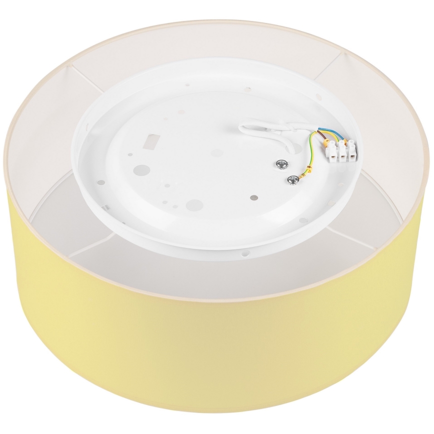 Iluminação de teto SIRJA PASTEL DOUBLE 2xE27/15W/230V diâmetro 35 cm amarelo