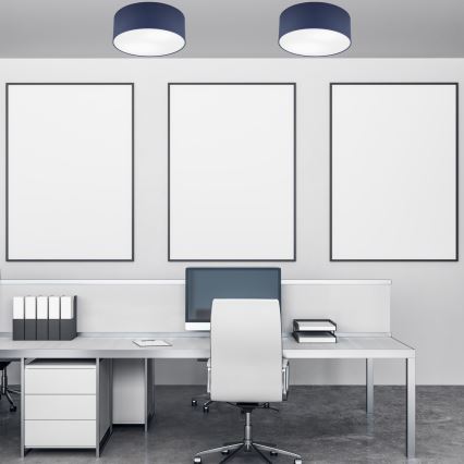 Iluminação de teto SIRJA PASTEL DOUBLE 2xE27/15W/230V diâmetro 35 cm azul escuro