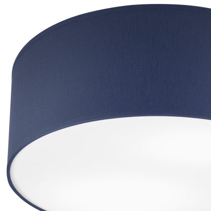 Iluminação de teto SIRJA PASTEL DOUBLE 2xE27/15W/230V diâmetro 35 cm azul escuro