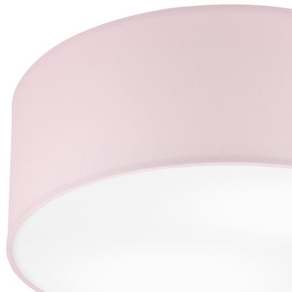 Iluminação de teto SIRJA PASTEL DOUBLE 2xE27/15W/230V diâmetro 35 cm rosa