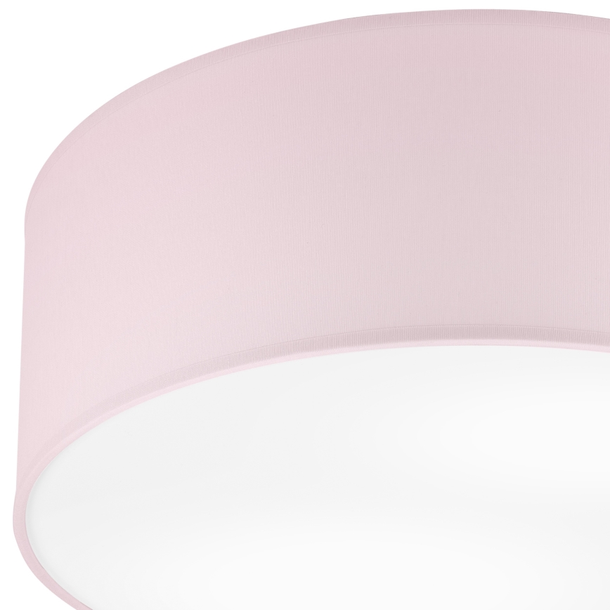 Iluminação de teto SIRJA PASTEL DOUBLE 2xE27/15W/230V diâmetro 35 cm rosa