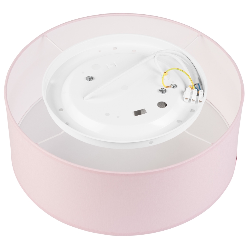 Iluminação de teto SIRJA PASTEL DOUBLE 2xE27/15W/230V diâmetro 35 cm rosa