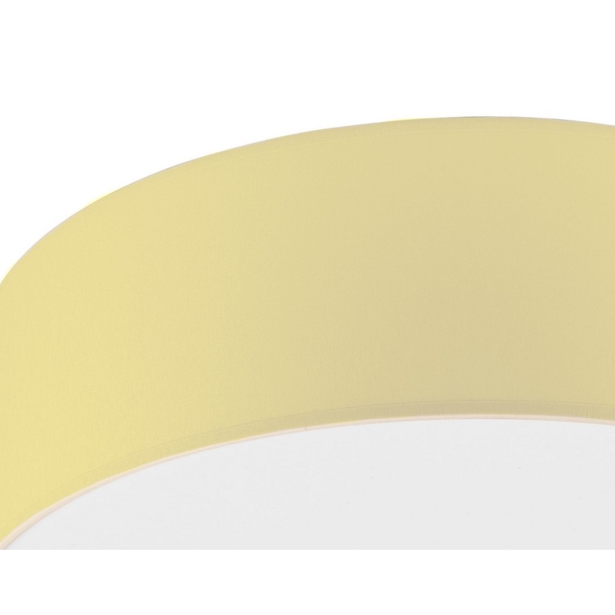 Iluminação de teto SIRJA PASTEL DOUBLE 4xE27/15W/230V diâmetro 45 cm amarelo