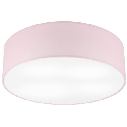 Iluminação de teto SIRJA PASTEL DOUBLE 4xE27/15W/230V diâmetro 45 cm rosa