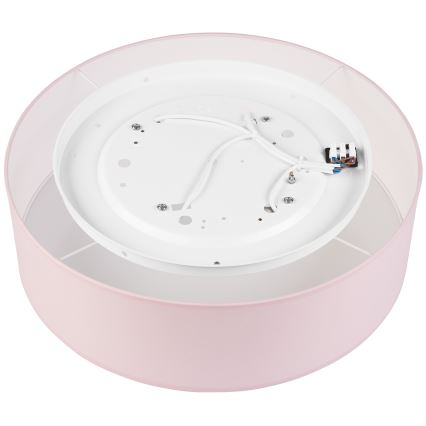 Iluminação de teto SIRJA PASTEL DOUBLE 4xE27/15W/230V diâmetro 45 cm rosa