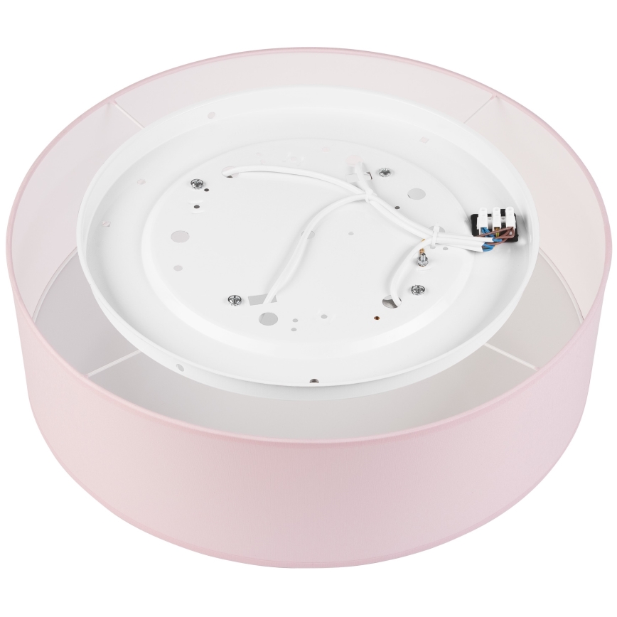 Iluminação de teto SIRJA PASTEL DOUBLE 4xE27/15W/230V diâmetro 45 cm rosa