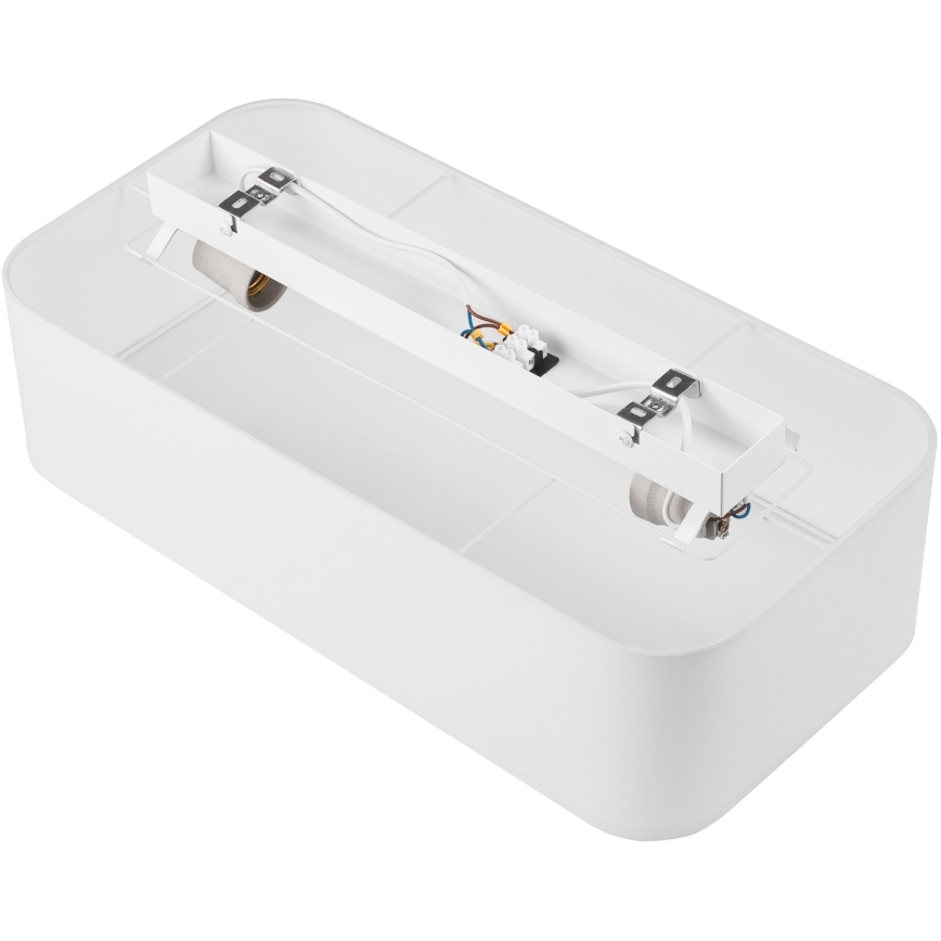 Iluminação de teto SIRJA SQUARE 2xE27/15W/230V branco