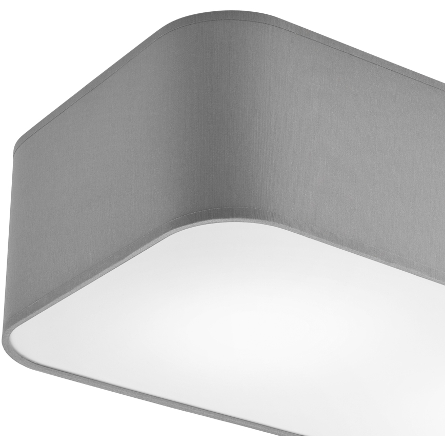 Iluminação de teto SIRJA SQUARE 2xE27/15W/230V cinzento